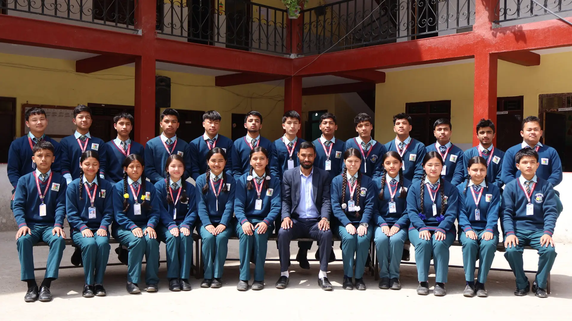 Secondary School students at Riverhead English Secondary Boarding School