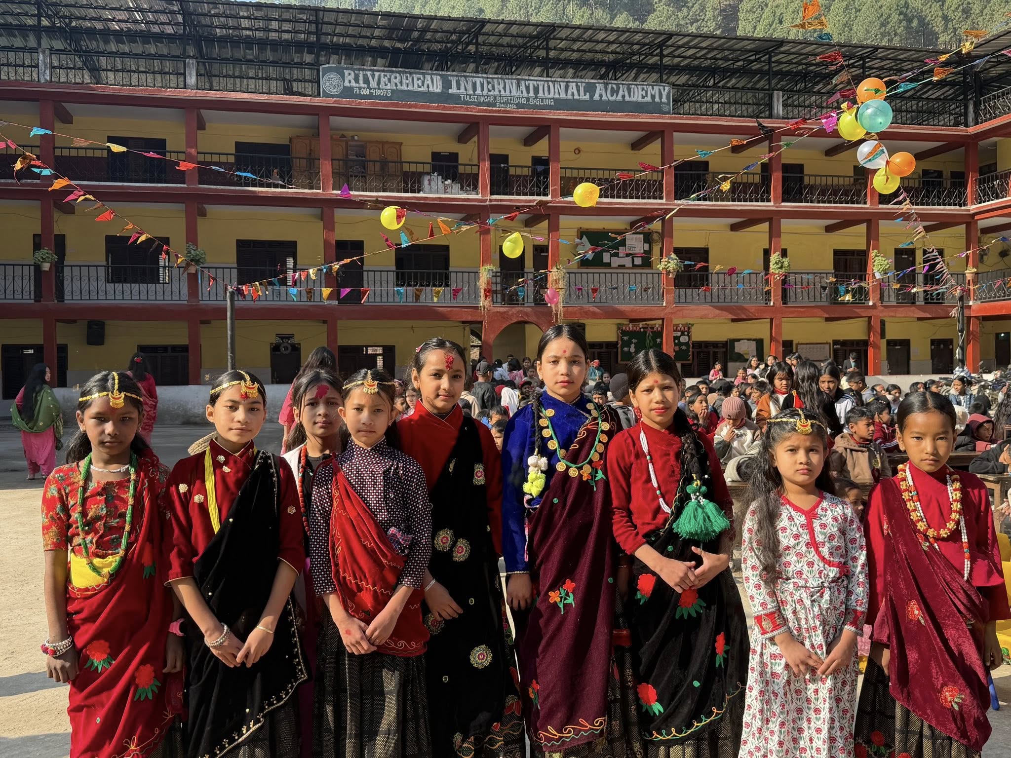 Students in cultural dress