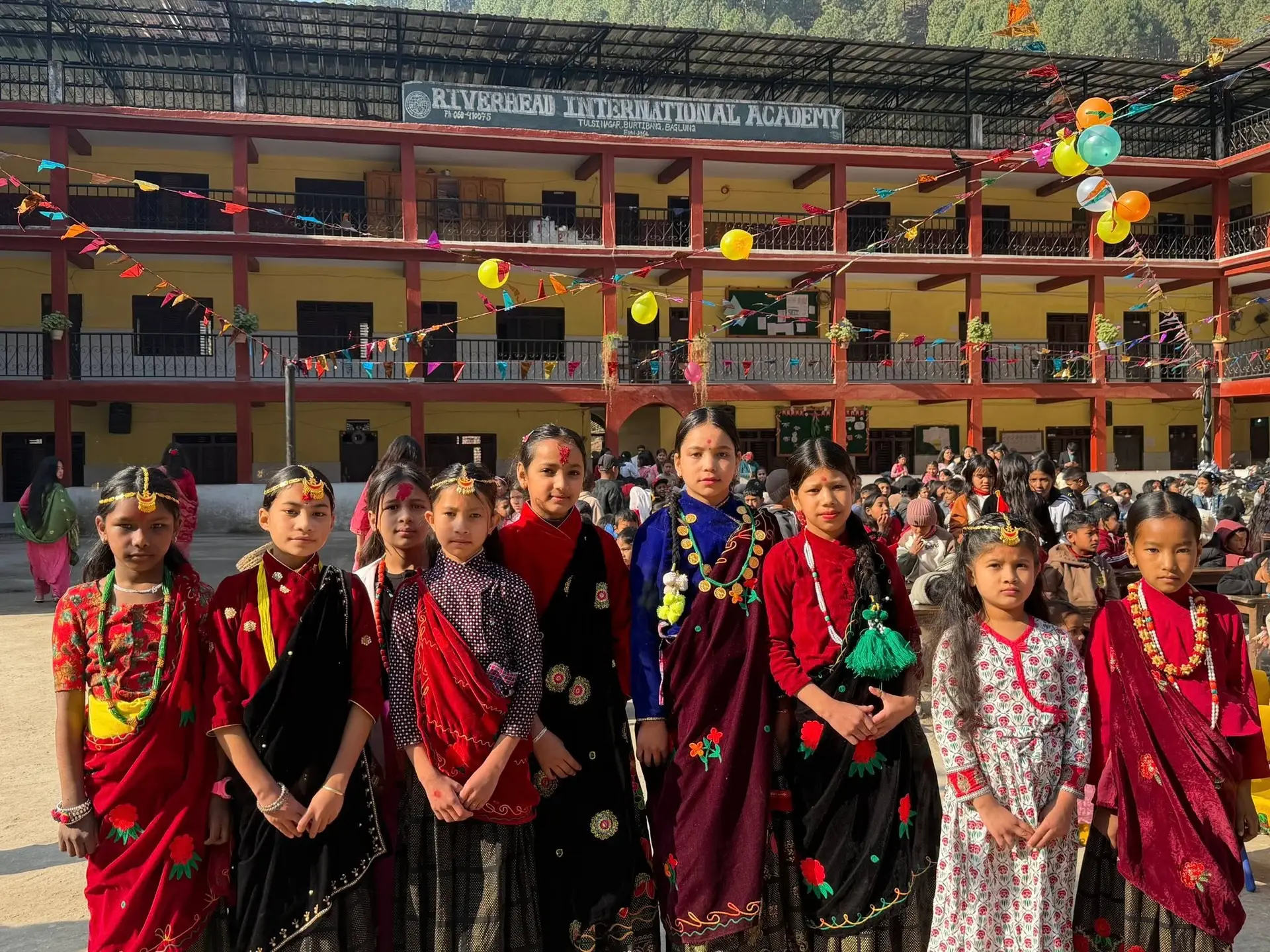 Basic School students at Riverhead English Secondary Boarding School
