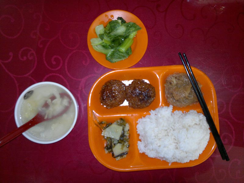 Lunch package available at the school canteen